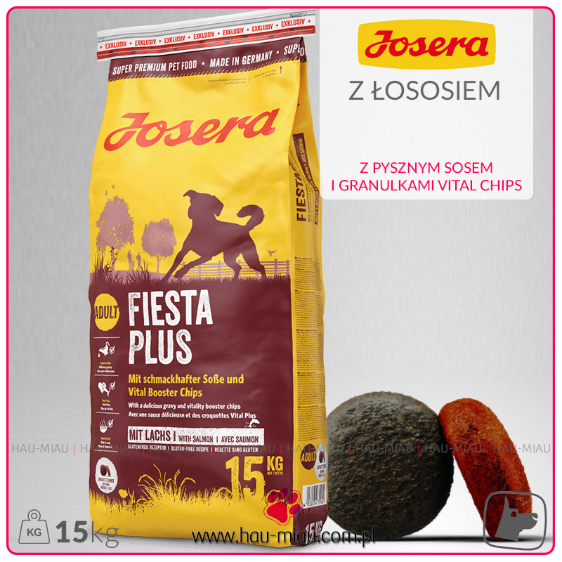 Josera - FIESTA PLUS - ŁOSOŚ - 15 KG Josera - FIESTA PLUS - ŁOSOŚ - 15 KG