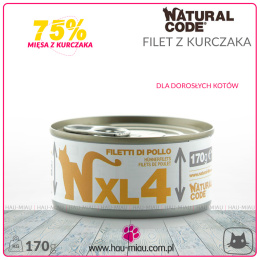 Natural Code - XL4 - FILET Z KURCZAKA - 170g