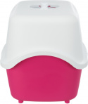 Trixie - Kuweta zamykana VICO - Różowo / Biała - 40 × 40 × 56 cm