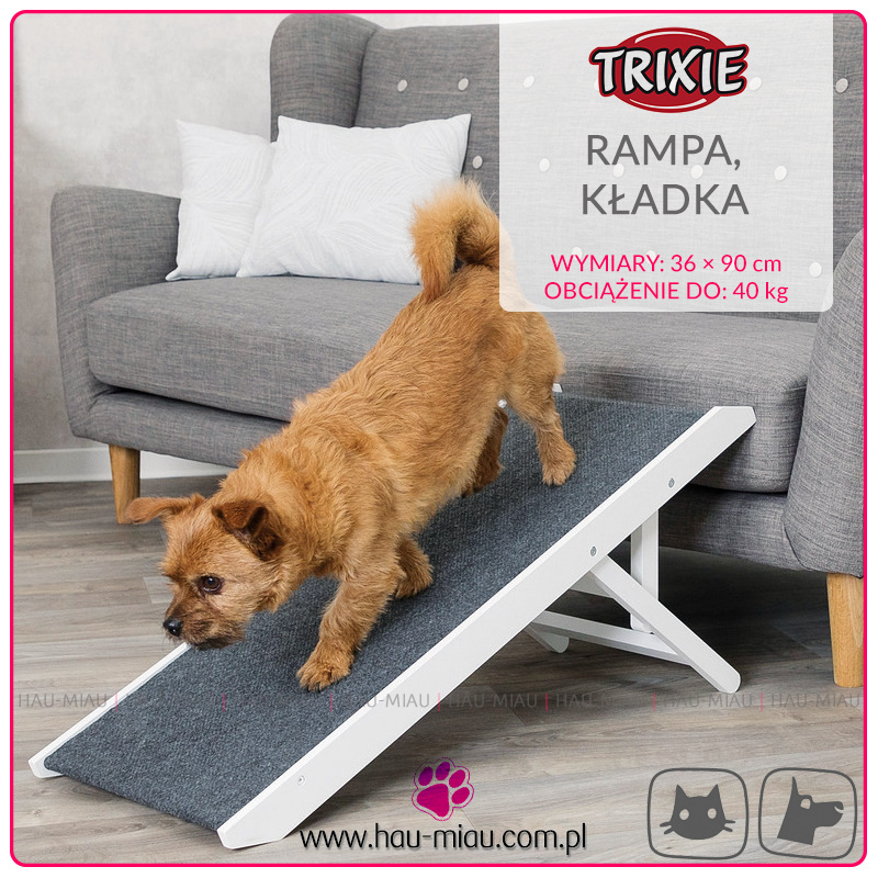 Trixie - Regulowana rampa / kładka do 40 kg - 36 × 90 cm Trixie - Regulowana rampa / kładka do 40 kg - 36 × 90 cm