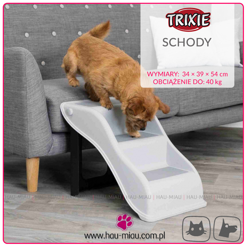 Trixie - Składane schody / rampa do 40 kg - 34 × 39 × 54 cm