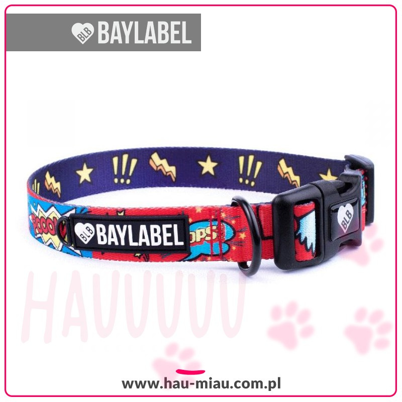Baylabel - Obroża dla psa - Super Hero - "S" Baylabel - Obroża dla psa - Super Hero - "S"