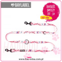 Baylabel - Smycz Przepinana 300 cm - Cherry Blossom - "S"
