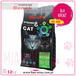 Super Benek - Premium Kitten - 12 KG - dla Kociąt
