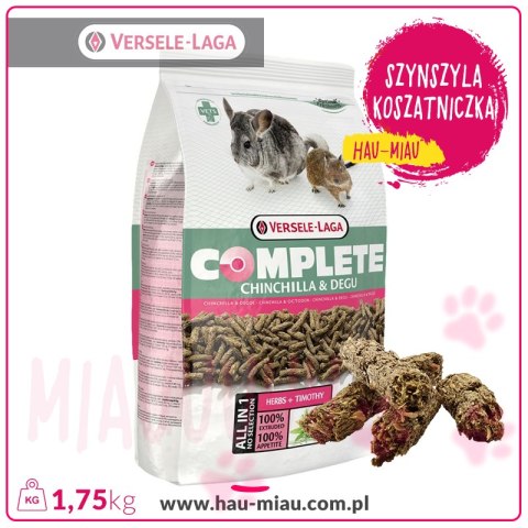 Versele-Laga - Pokarm Complete - SZYNSZYLA I KOSZATNICZKA - 1,75 KG Versele-Laga - Pokarm Complete - SZYNSZYLA I KOSZATNICZKA - 1,75 KG