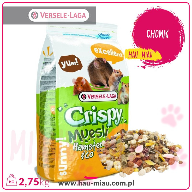 Versele-Laga - Pokarm Crispy Muesli - CHOMIK - 2,75 KG Versele-Laga - Pokarm Crispy Muesli - CHOMIK - 2,75 KG