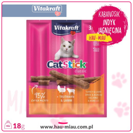 Vitakraft - Cat Stick Mini - Kabanos INDYK I JAGNIĘCINA - 18g