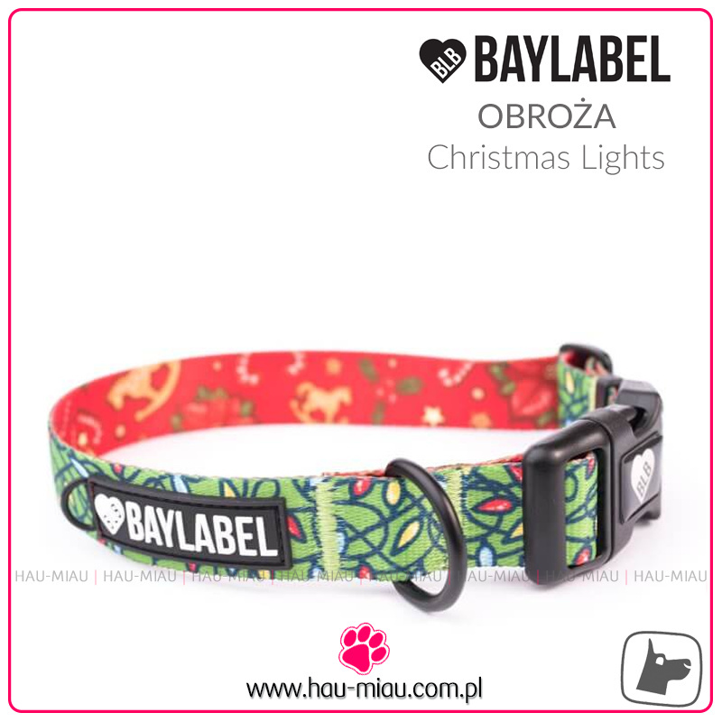 Baylabel - Obroża dla psa - Christmas Lights - S