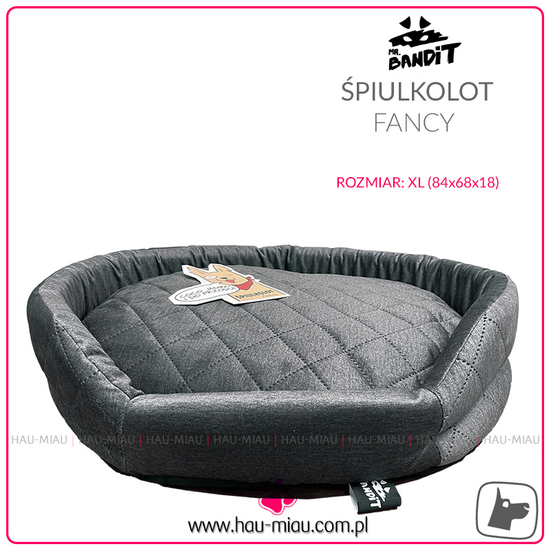 Mr. Bandit - ŚPIULKOLOT fancy - SZARY - XL (84x68x18) Mr. Bandit - ŚPIULKOLOT fancy - SZARY - XL (84x68x18)