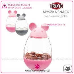 Trixie - Myszka Snack zabawka na przysmaki dla kota - Wańka-Wstańka - 9 cm - TOY