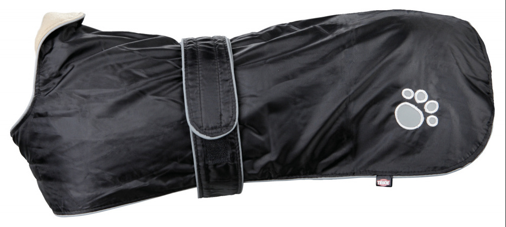 Trixie - Płaszczyk przeciwdeszczowy Orléans - CZARNY - XL - 80 cm Trixie - Płaszczyk przeciwdeszczowy Orléans - CZARNY - XL - 80 cm