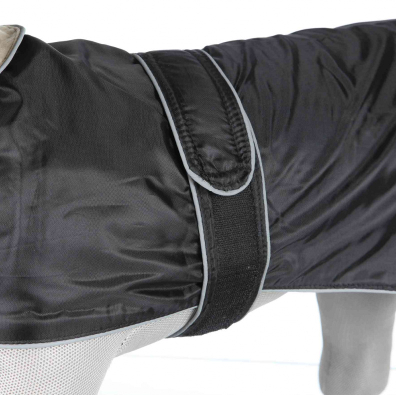 Trixie - Płaszczyk przeciwdeszczowy Orléans - CZARNY - XL - 80 cm Trixie - Płaszczyk przeciwdeszczowy Orléans - CZARNY - XL - 80 cm