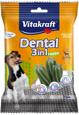 Vitakraft - Dental Fresh Sticks 3in1 - Medium - 7 szt.