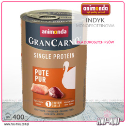 Animonda - GranCarno Single Protein - INDYK - 400g