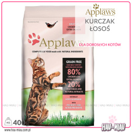 Applaws - Cat Adult Chicken with Extra Salmon - KURCZAK I ŁOSOŚ - 400g