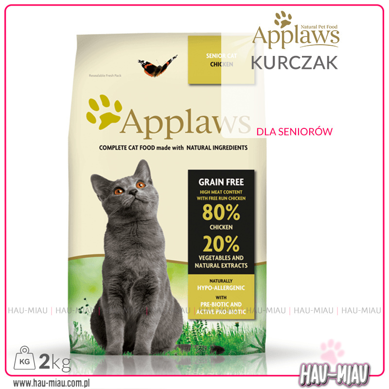 Applaws - Cat Senior Chicken - KURCZAK - 2 KG - dla Seniorów