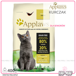 Applaws - Cat Senior Chicken - KURCZAK - 400g - dla Seniorów