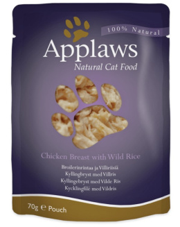 Applaws - KURCZAK z dzikim ryżem w bulionie - 70g