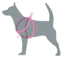 Baylabel - Szelki dla psa - Step-In Pink Cutella - XS