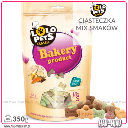Lolo Pets - Przysmak ciasteczka dla psa - S - MIX SMAKÓW - 350g