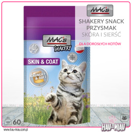 Mac's - Shakery Snack Skin & Coat - Przysmak wzmacniający skórę i sierść - 60g
