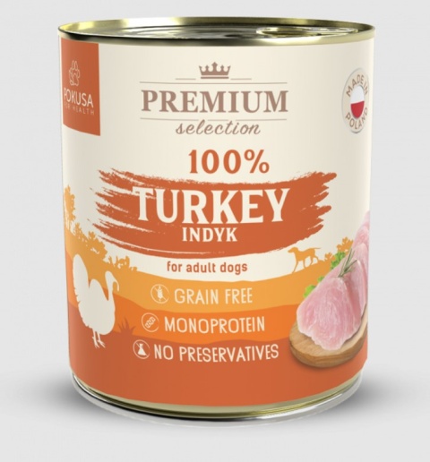 Pokusa - Premium Selection - INDYK 100% - 850g