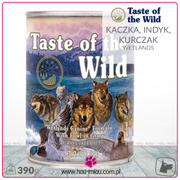 Taste of the Wild - Wetlands - KACZKA, KURCZAK i INDYK - 390g
