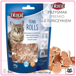 Trixie - Przysmak dla kota PREMIO Tuna Rolls - Z TUŃCZYKIEM - 50g