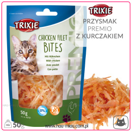 Trixie - Przysmak dla kota PREMIO Chicken Filet Bites - Z KURCZAKIEM - 50g