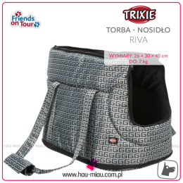 Trixie - Torba nosidło RIVA - SREBRNA - 45 cm