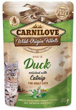Carnilove - Duck & Catnip - KACZKA Z KOCIMIĘTKĄ - 85 g