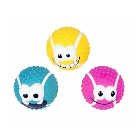 Duvo+ ARA - Gumowa uśmiechnięta piłka - 7 cm - TOY Duvo+ ARA - Gumowa uśmiechnięta piłka - 7 cm - TOY