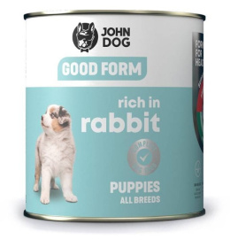 John Dog - Good Form Puppies - KRÓLIK - 800g - dla Szczeniąt