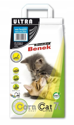 Super Benek - Corn Cat Ultra Sea Breeze - Morska bryza - 7 L