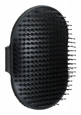 Trixie - Gumowa szczotka z metalowym włosiem - 8 × 13 cm