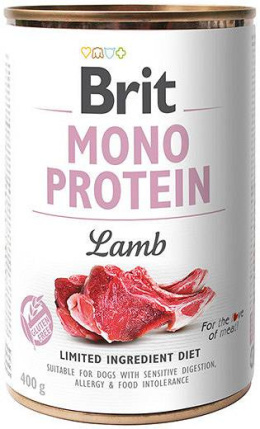 Brit - Mono Protein Lamb - JAGNIĘCINA - 400g