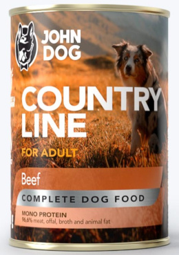 John Dog - Country Line Adult - WOŁOWINA - 400g
