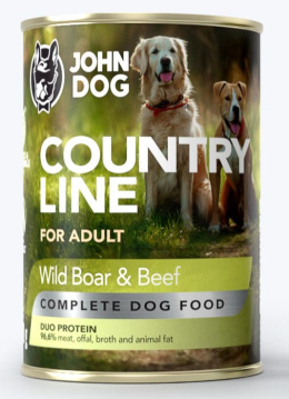 John Dog - Country Line Adult - DZIK Z WOŁOWINĄ - 400g