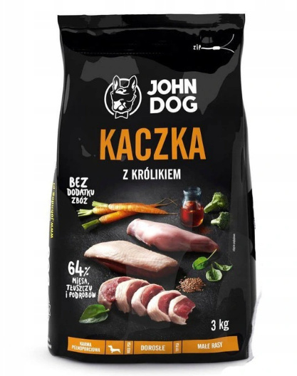 John Dog - KACZKA Z KRÓLIKIEM - 3 KG