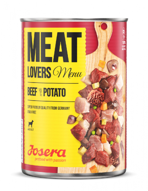 Josera - Meat Lovers Menu - WOŁOWINA Z ZIEMNIAKAMI - 400g