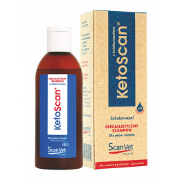 ScanVet - KetoScan - Specjalistyczny Szampon przeciwgrzybiczny - 100 ml