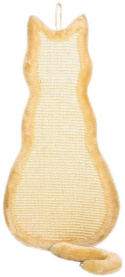 Trixie - Drapak wiszący / leżący sizalowy stojący w kształcie kota - 35 x 69 cm