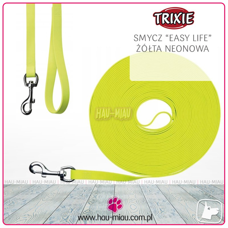 Trixie - Smycz Treningowa Easy Life - ŻÓŁTY NEON - 15m Trixie - Smycz Treningowa Easy Life - ŻÓŁTY NEON - 15m