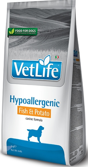 Farmina - VetLife Hypoallergenic Fish & Potato - ALERGIE POKARMOWE - RYBA & ZIEMNIAKI - 2 KG