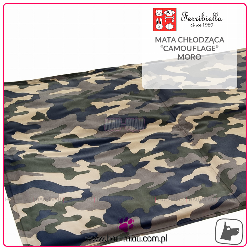 Ferribiella - Mata chłodząca - Camouflage - XL - 81 x 96cm Ferribiella - Mata chłodząca - Camouflage - XL - 81 x 96cm
