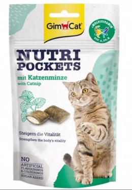 GimCat - Nutri Pockets Catnip - Przysmak dla kotów - KOCIMIĘTKA - 60g