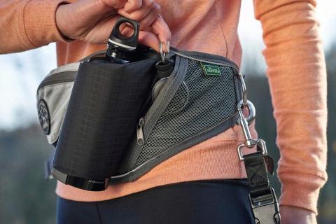 Hunter - Pas ze smyczą do biegania - Jasper - Czarno-Szary