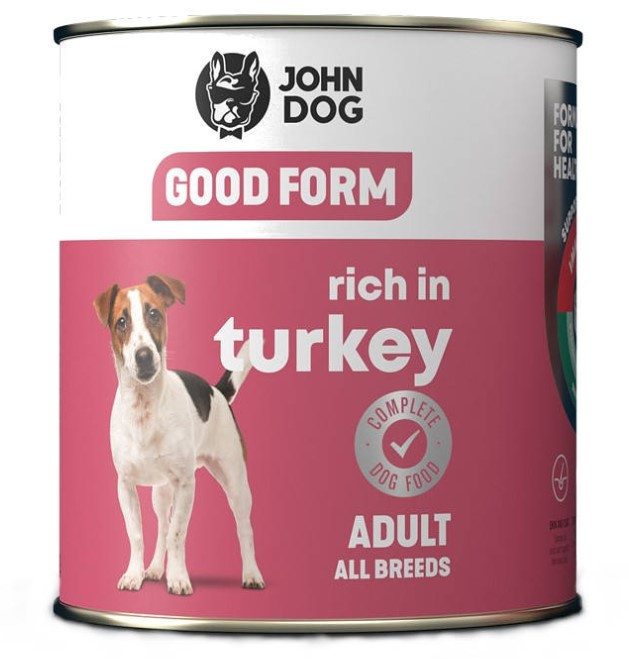 John Dog - Good Form Adult - MIX SMAKÓW - 24 x 800g John Dog - Good Form Adult - MIX SMAKÓW - 24 x 800g