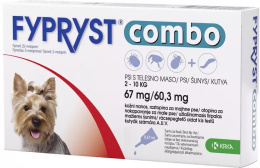 KRKA - Fypryst Combo - Preparat na pasożyty dla psów - 2-10 kg - 1 szt.