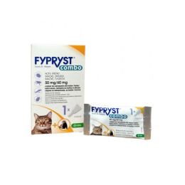 KRKA - Fypryst Combo - Preparat na pasożyty dla kotów i fretek - 1 szt.